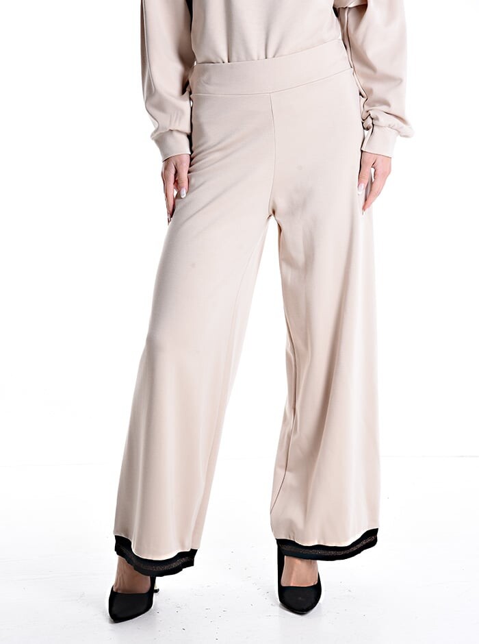 

Широкие брюки на резинке, цвет Linen