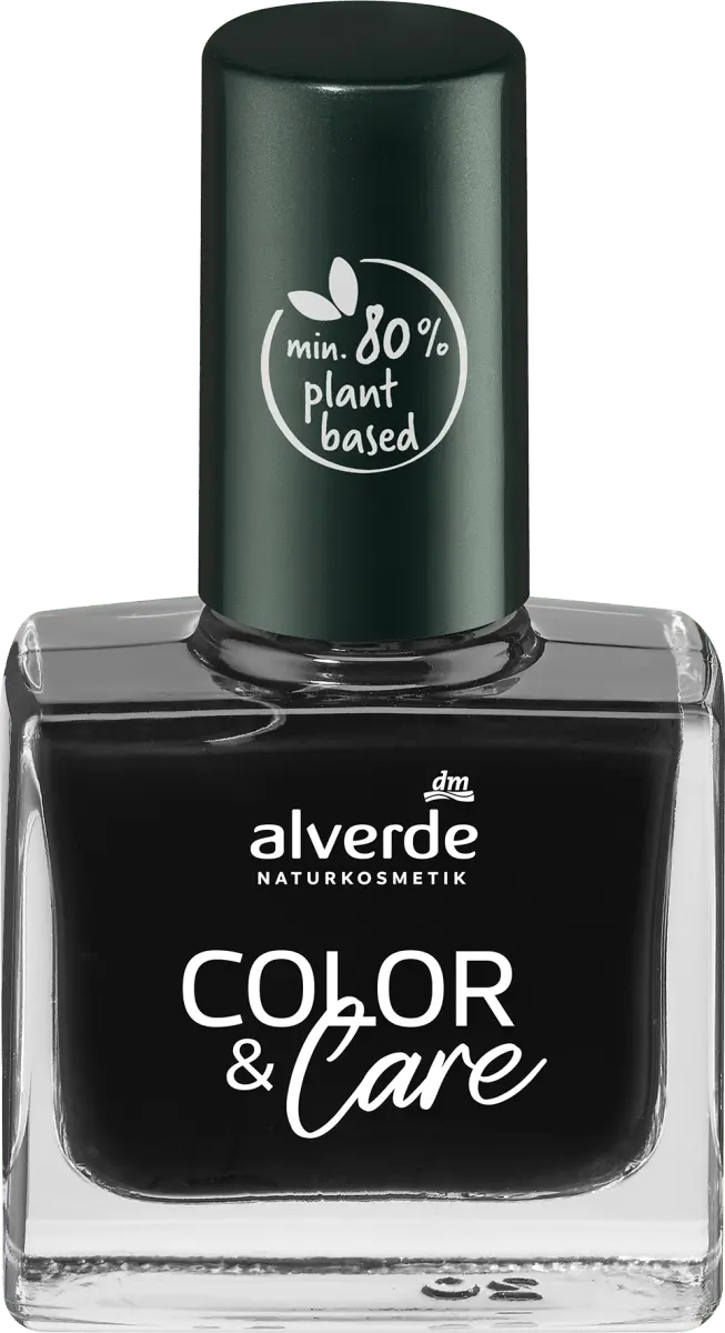 

Nagellac Color Лак для ногтей Care 130 Deep Black 10 мл alverde NATURKOSMETIK