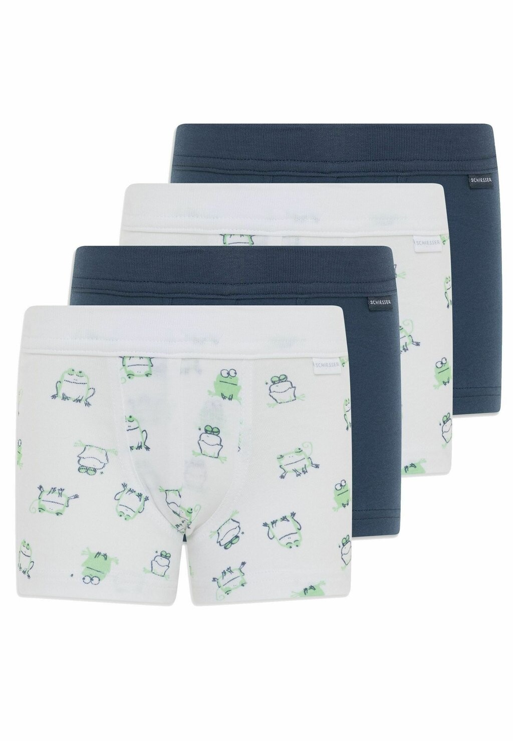 

Шорты-боксеры 4ER PACK Schiesser, темно-синий