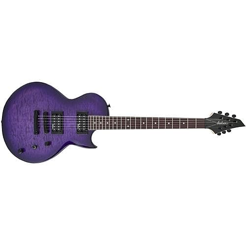 Электрогитара Jackson JS Series Monarkh SC JS22 Quilt Maple Guitar, Amaranth Fingerboard, Transparent Purple Burst