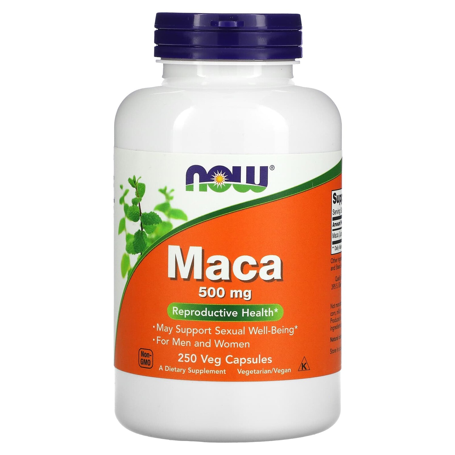 

Мака, 500 мг, 250 растительных капсул, NOW Foods