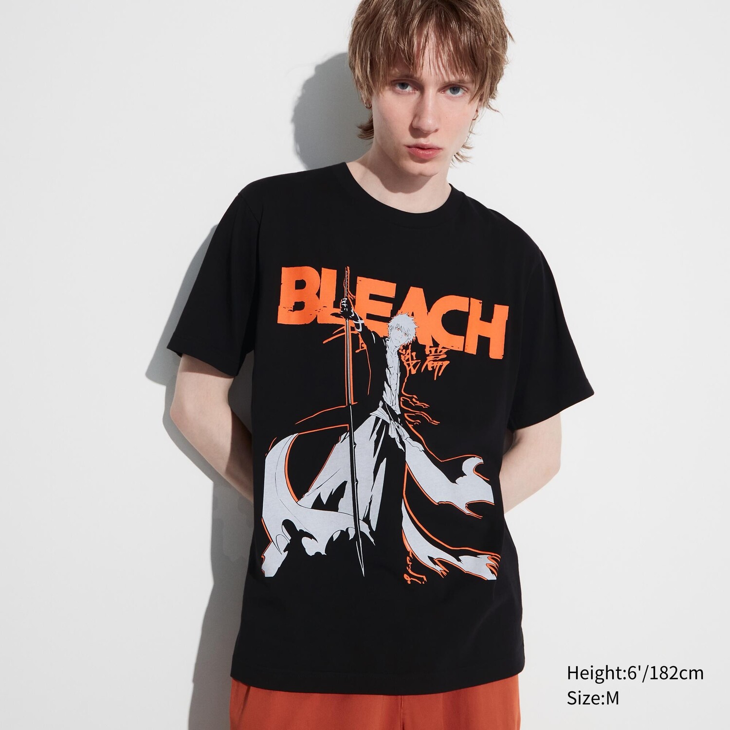 

Футболка с рисунком Bleach UT Uniqlo, черный