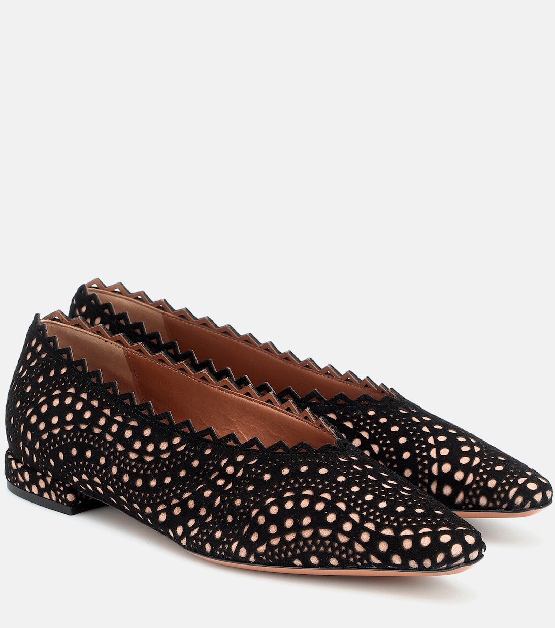 

Замшевые балетки Alaïa, черный