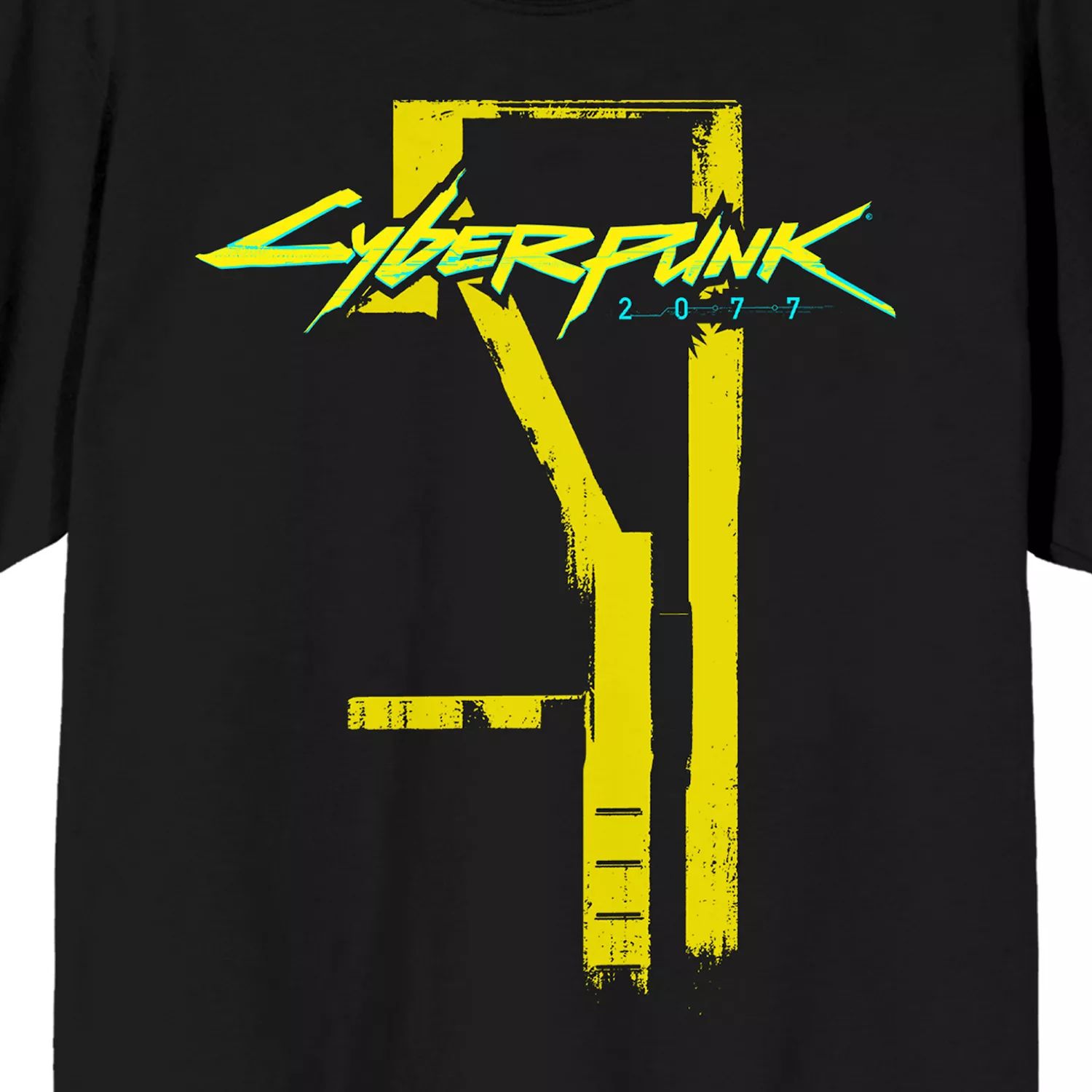 Мужская футболка Cyberpunk 2077 Building Licensed Character футболка cyberpunk 2077 flathead