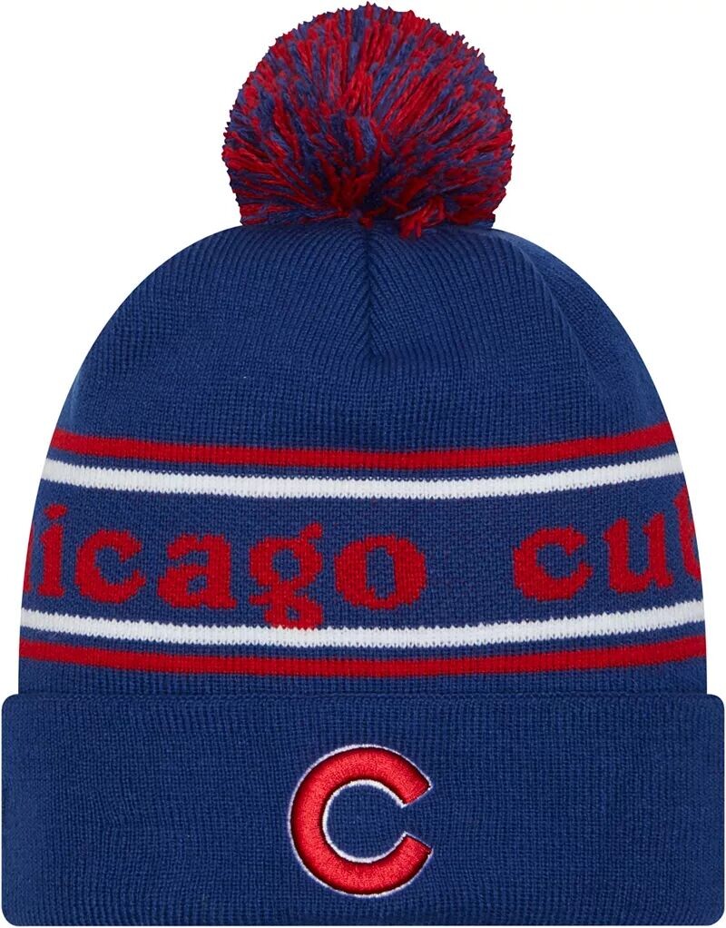 

Синяя вязаная шапка New Era Youth Chicago Cubs