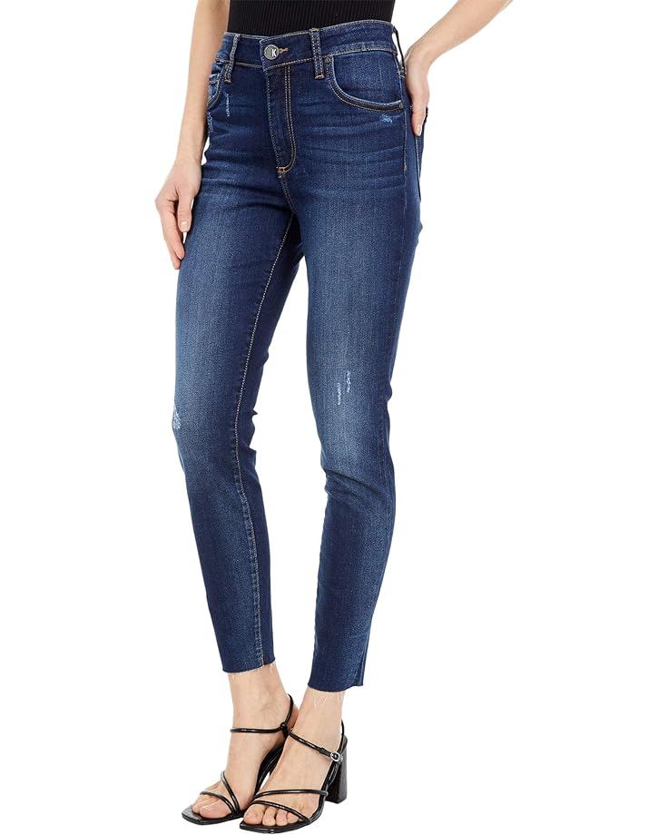 цена Джинсы KUT from the Kloth Connie High-Rise Ankle Skinny in Pose, цвет Pose