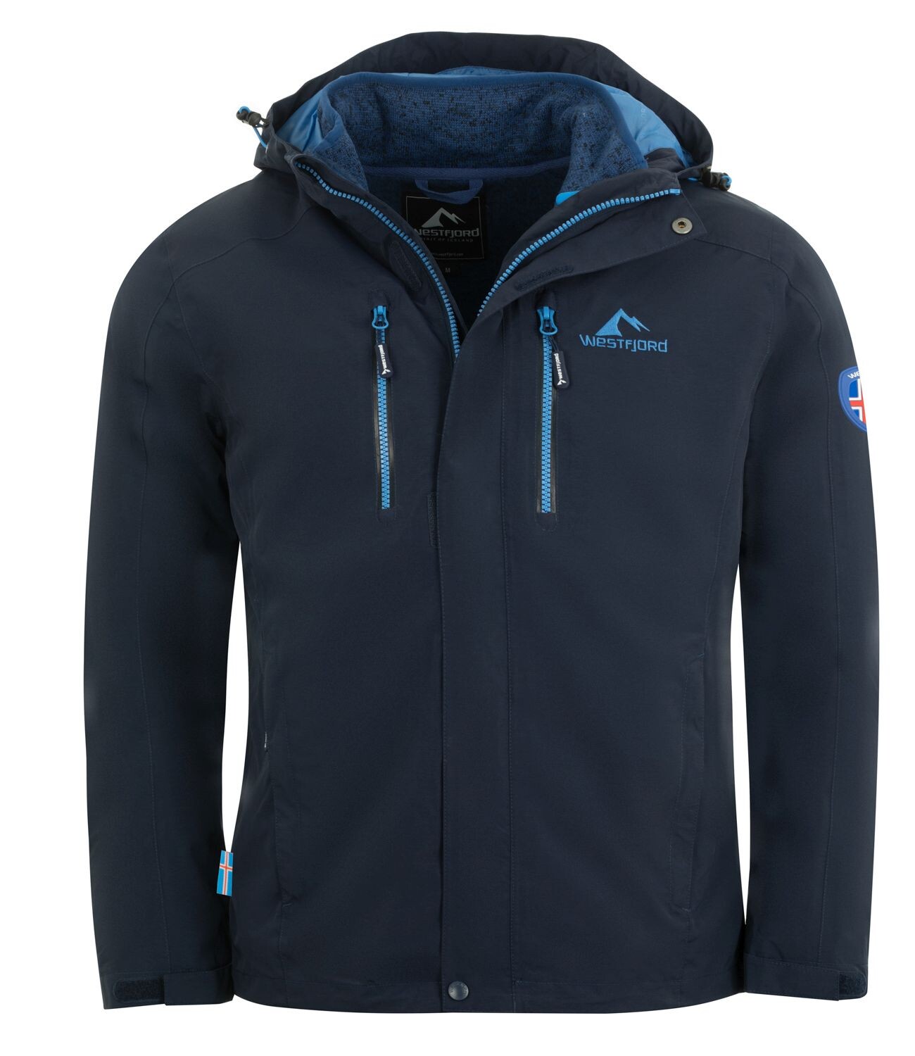

Дождевик Westfjord 3in1 Funktionsjacke Hverfjall, темно-синий