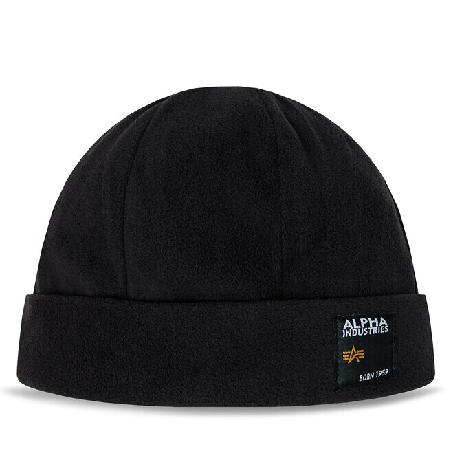 

Шапка Alpha Industries LabelFleece Beanie, черный