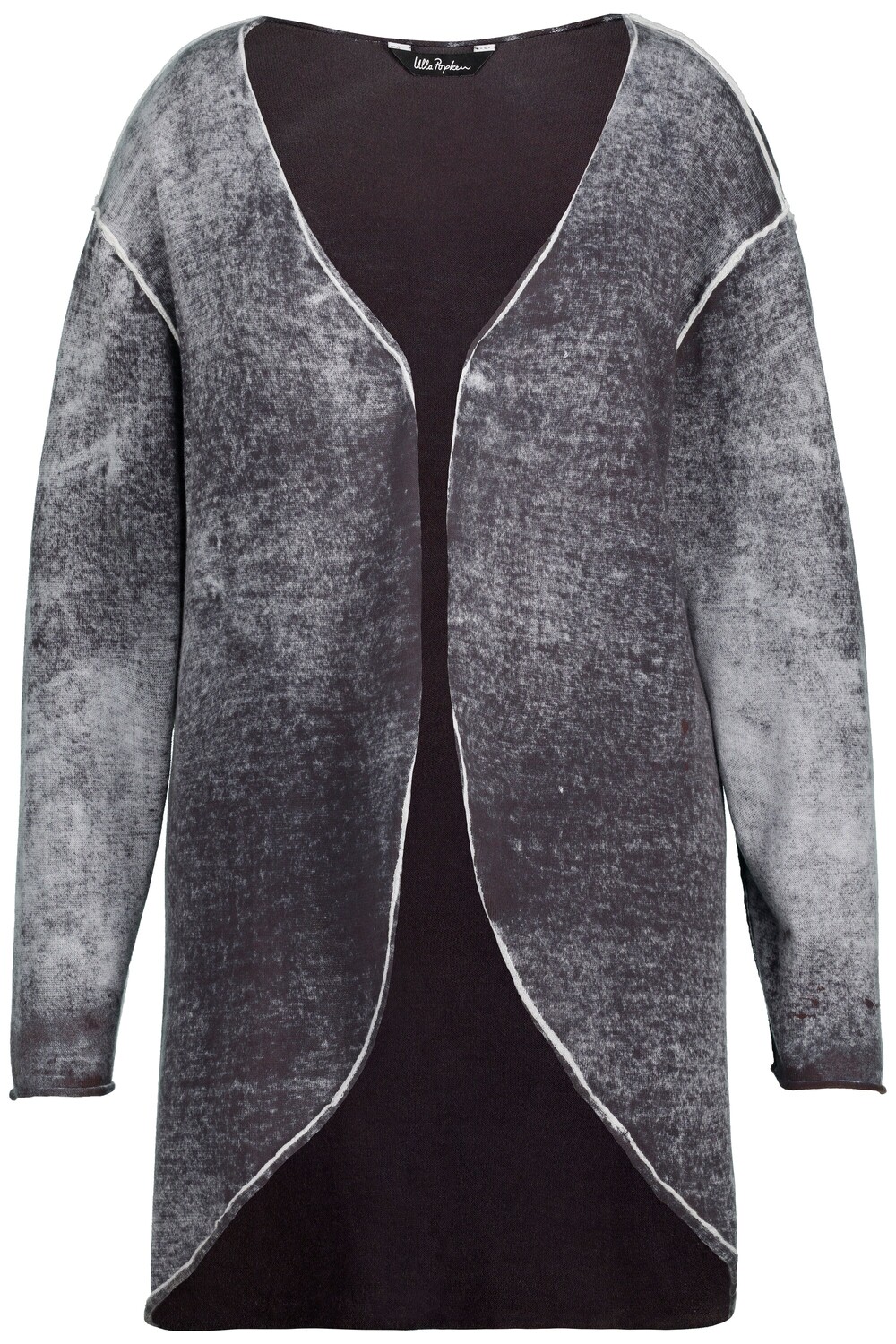 

Толстовка Ulla Popken Strickjacke, цвет grau melange
