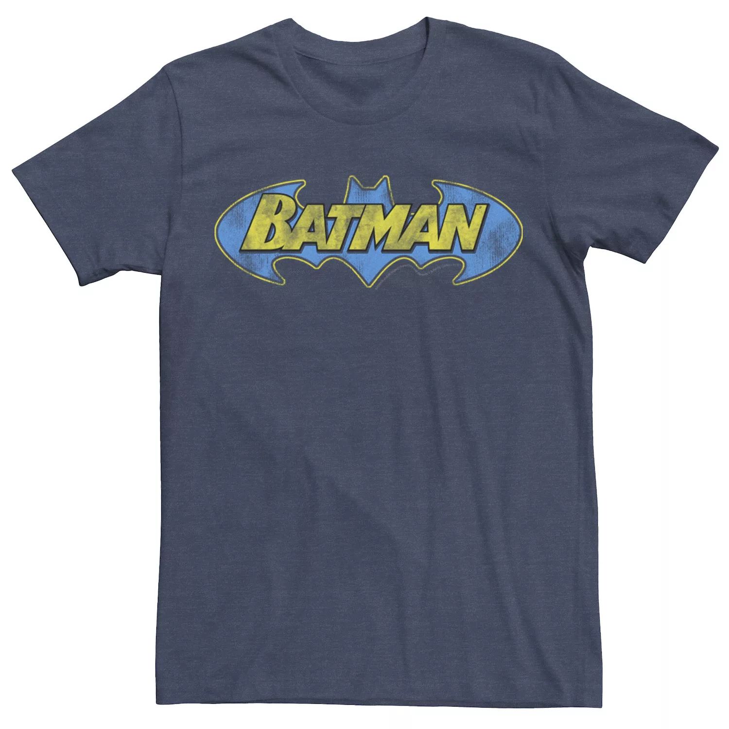 Мужская футболка с ярким текстовым логотипом «Бэтмен» DC Comics