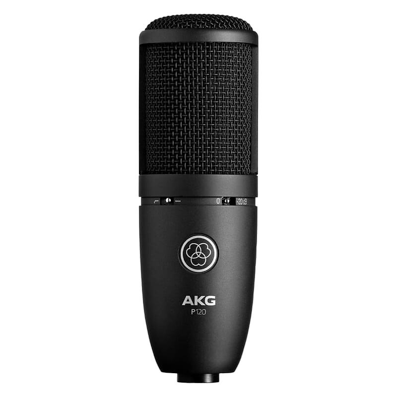 

Конденсаторный микрофон AKG P120 General-Purpose Medium Diaphragm Cardioid Condenser Microphone