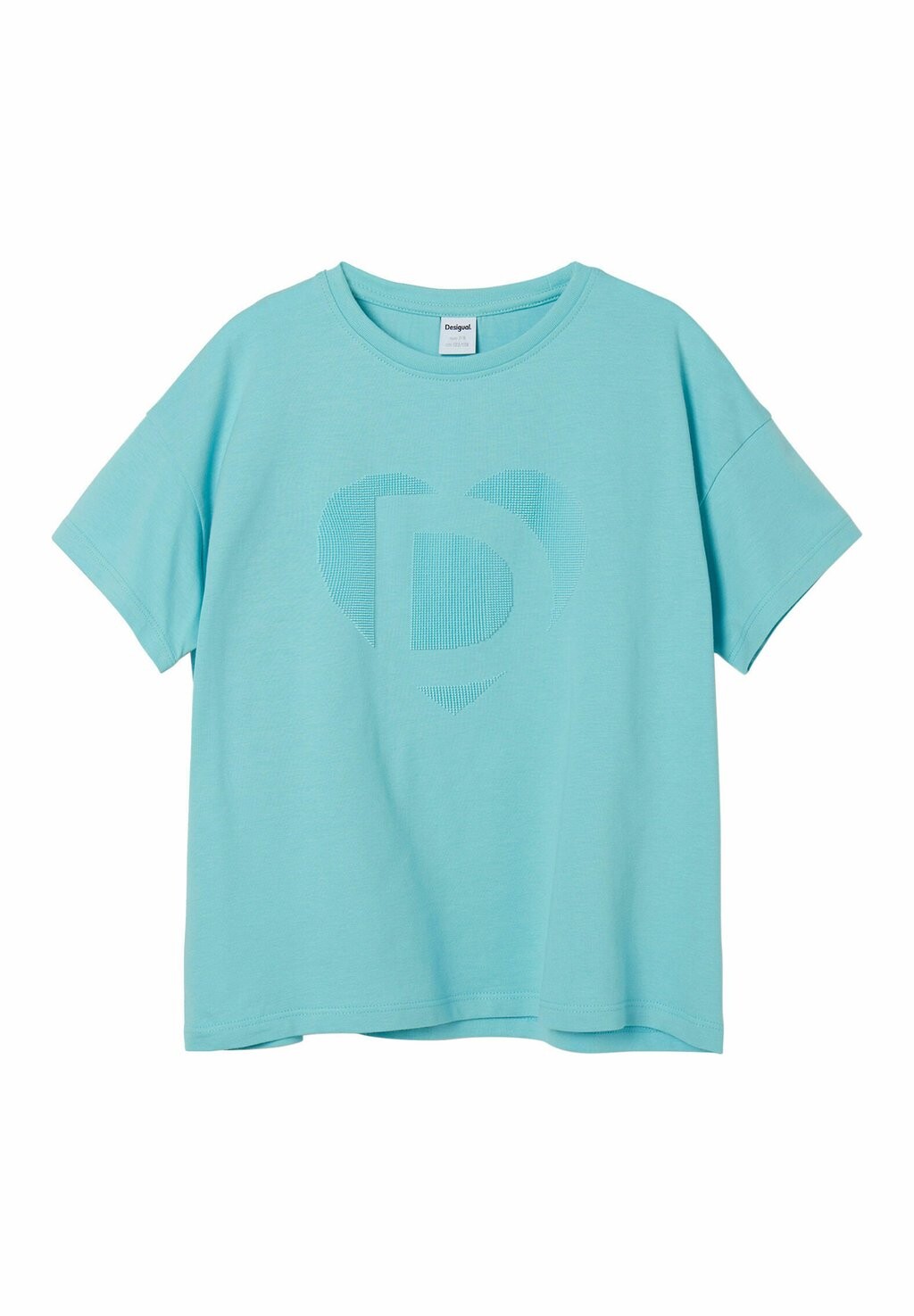 

Футболка с принтом EMBOSSED IMAGOTYPE Desigual, цвет blue