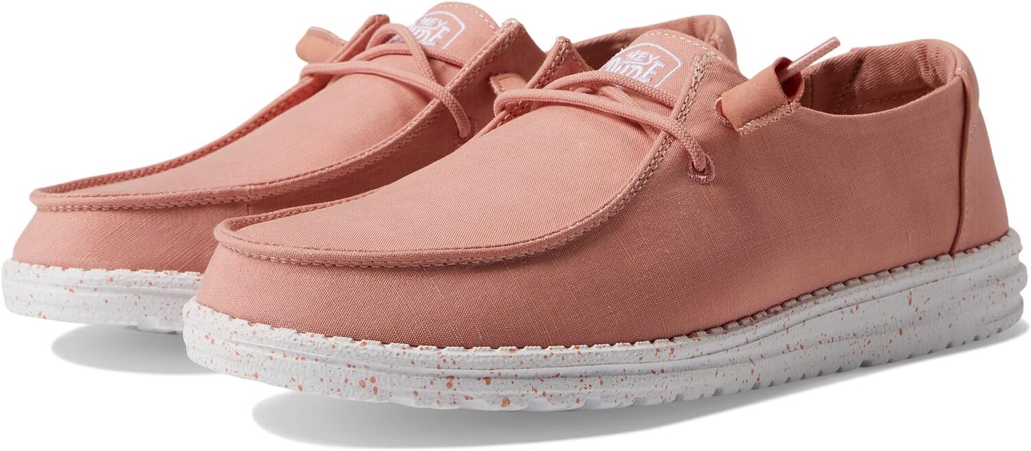 

Кроссовки Wendy Slub Canvas Slip-On Casual Shoes Hey Dude, цвет Terracotta