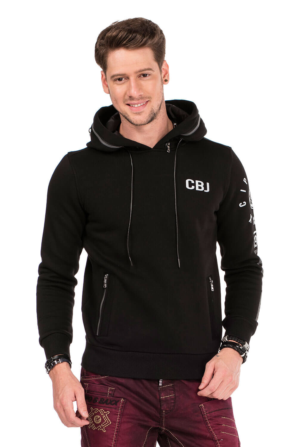 

Толстовка Cipo & Baxx Kapuzenpullover, черный