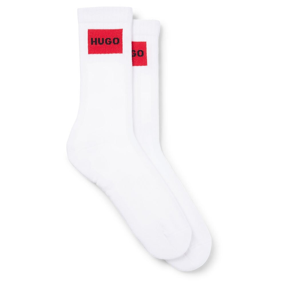 

Носки HUGO Qs Rib Label Cc 10257974 2 Units, белый
