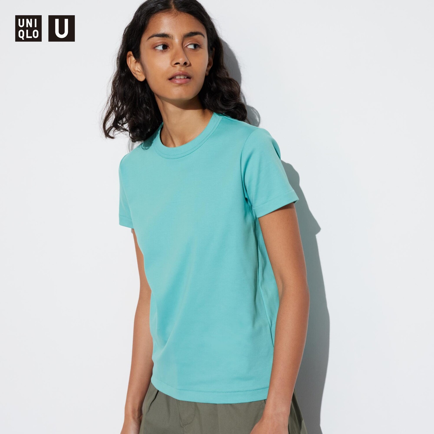 

Футболка Uniqlo U-образной формы, синий