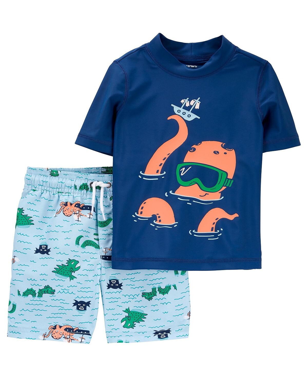 

Купальник Octopus Rash Guard для мальчиков, комплект из 2 предметов Carter's