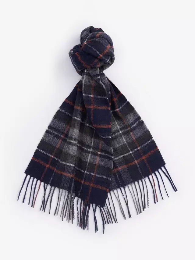 

Шарф Barbour Check Tartan, цвет navy/dark ginger