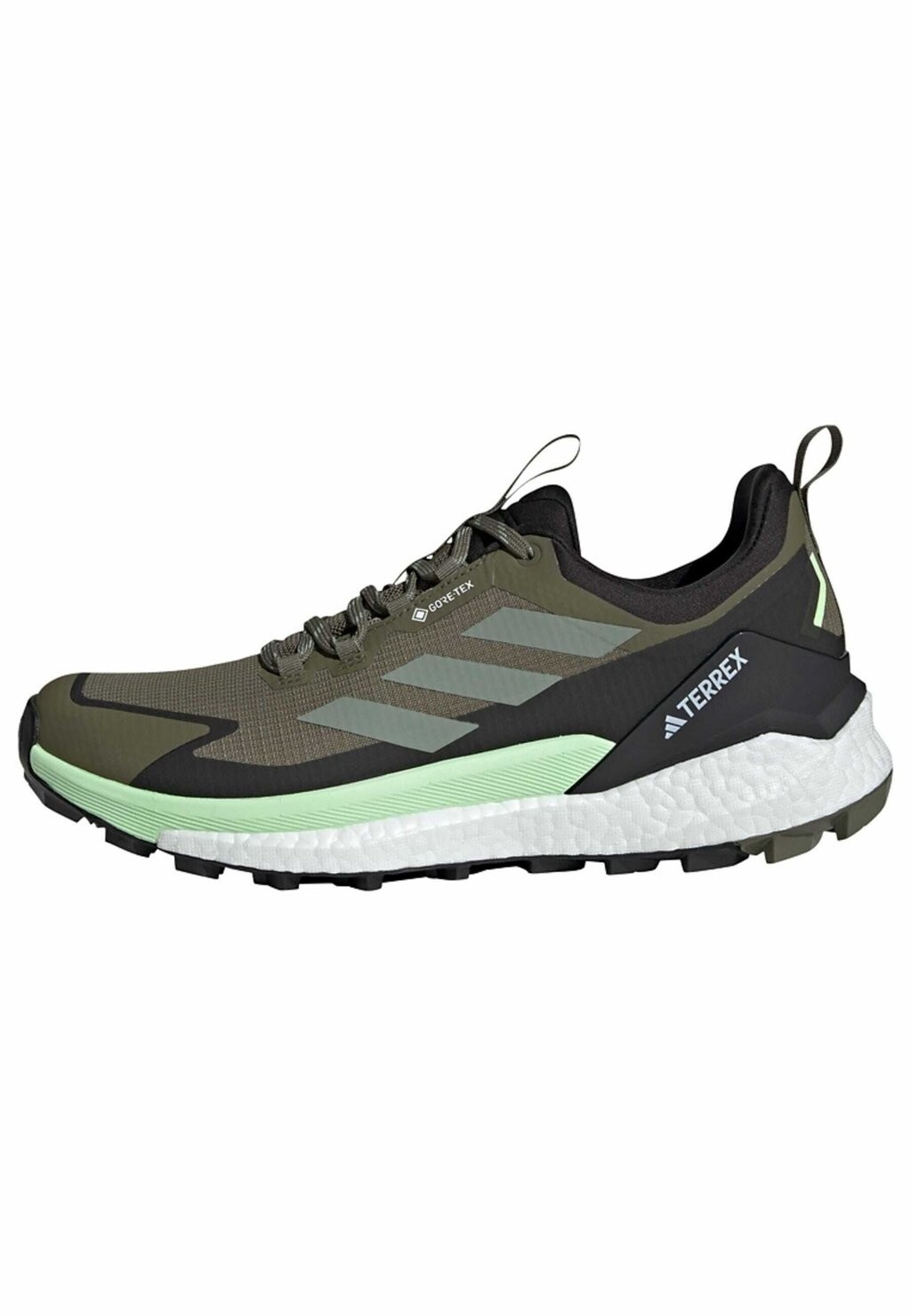 

Обувь для ходьбы FREE HIKER 2 GTX Adidas Terrex, цвет olive strata silver green core black