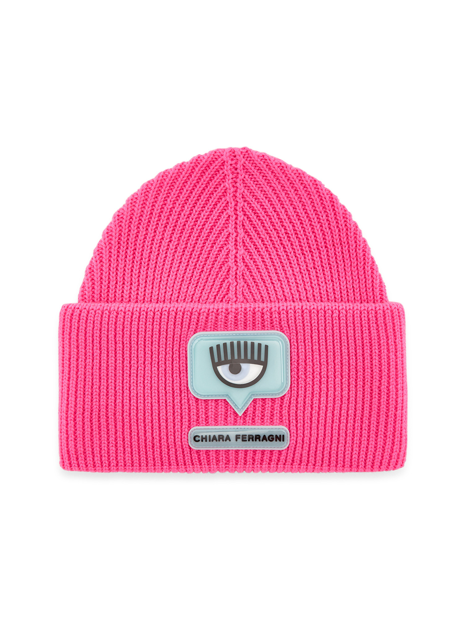 Chiara Ferragni шапка-бини с логотипом Eyelike, ярко-розовый