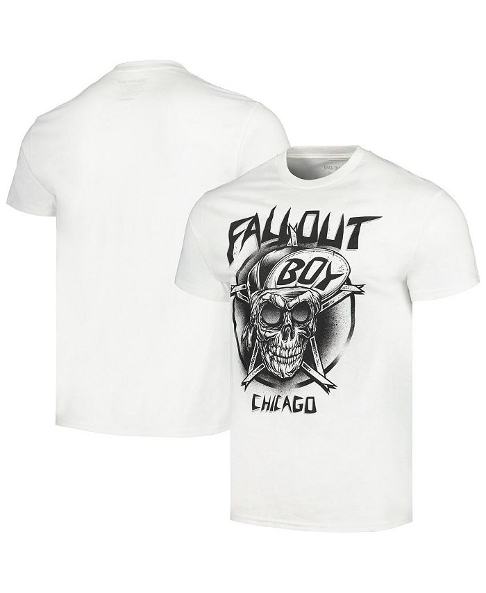 

Мужская белая футболка Fall Out Boy Manhead Merch, белый