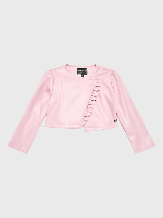 

Куртка из искусственной кожи, стандартного кроя Guess, розовый