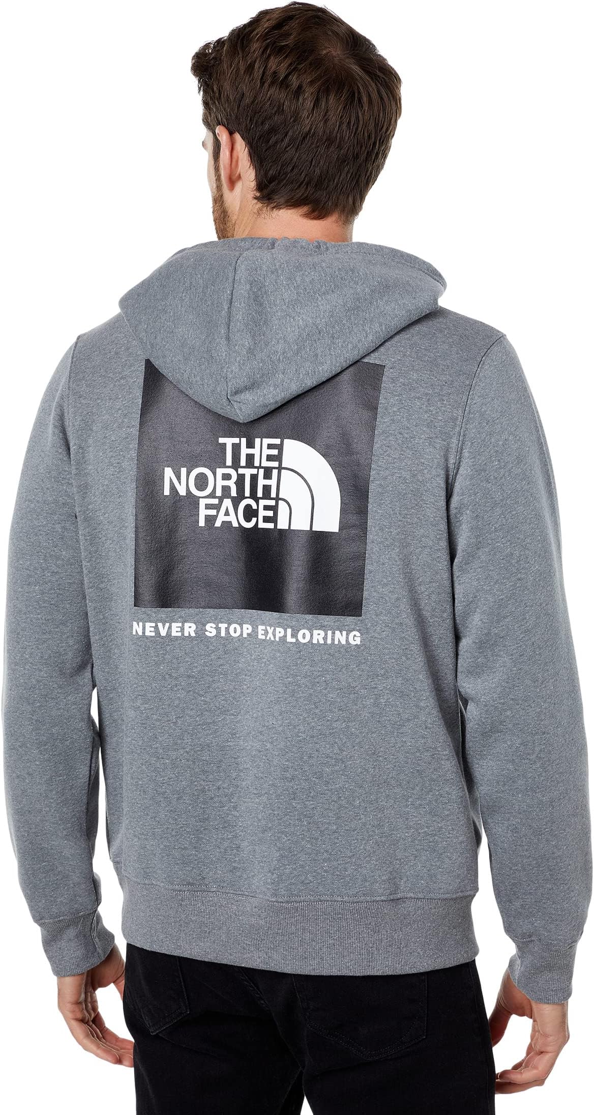 Пуловер с капюшоном Box NSE The North Face, цвет TNF Medium Grey Heather/TNF Black пуловер с капюшоном box nse the north face цвет shady blue tnf black