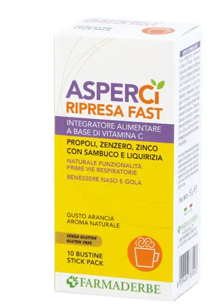 

Asper Ci Ripresa Fast 10 пакетиков Farmaderbe