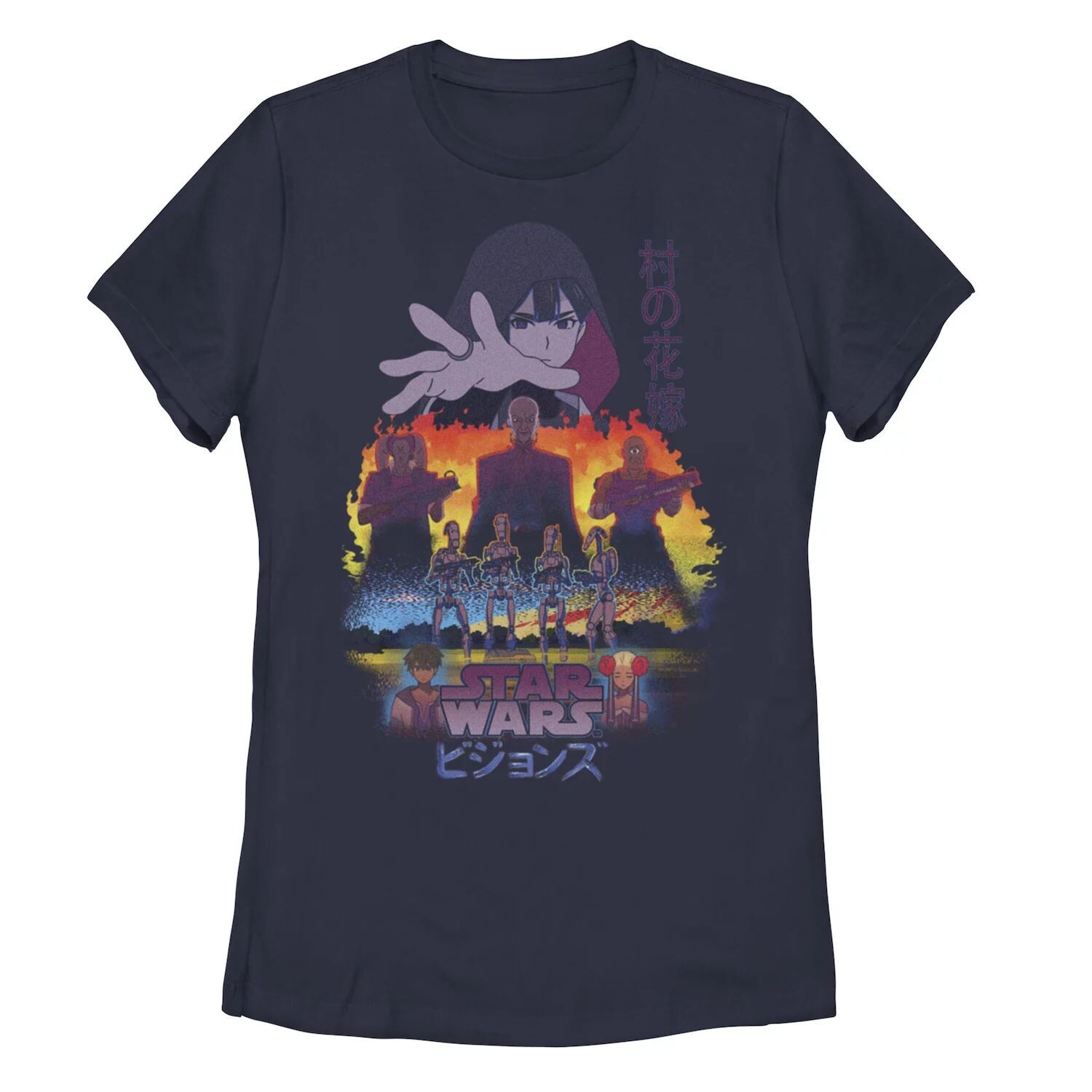 

Футболка с плакатом для юниоров Star Wars: Visions Village Bride Reach Licensed Character