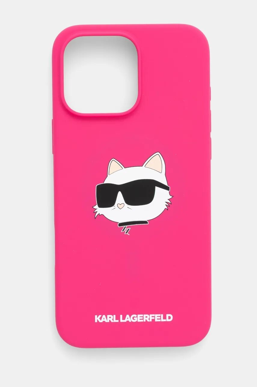 

Чехол для телефона Karl Lagerfeld для iPhone 16 Pro Max 6.9, розовый
