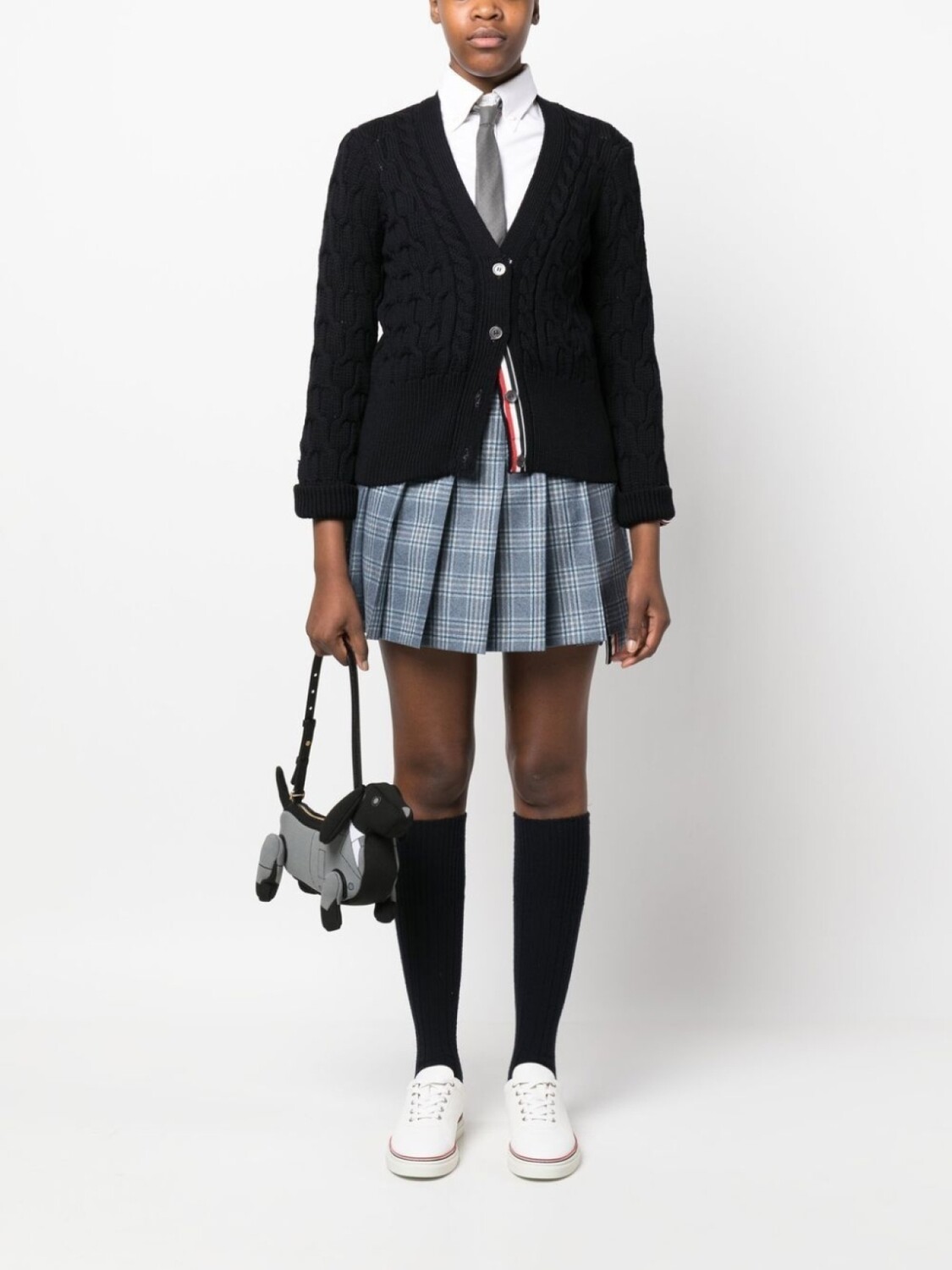 

Thom Browne кардиган с V-образным вырезом, синий