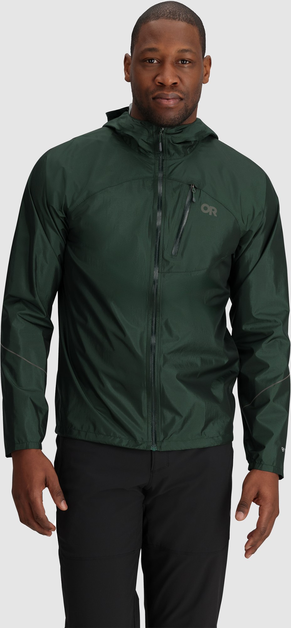 Куртка-дождевик Helium - Мужская Outdoor Research, зеленый