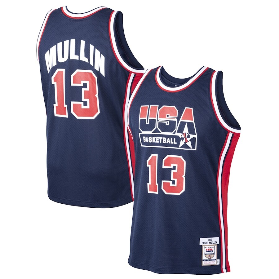

Джерси Mitchell & Ness USA Basketball, нави