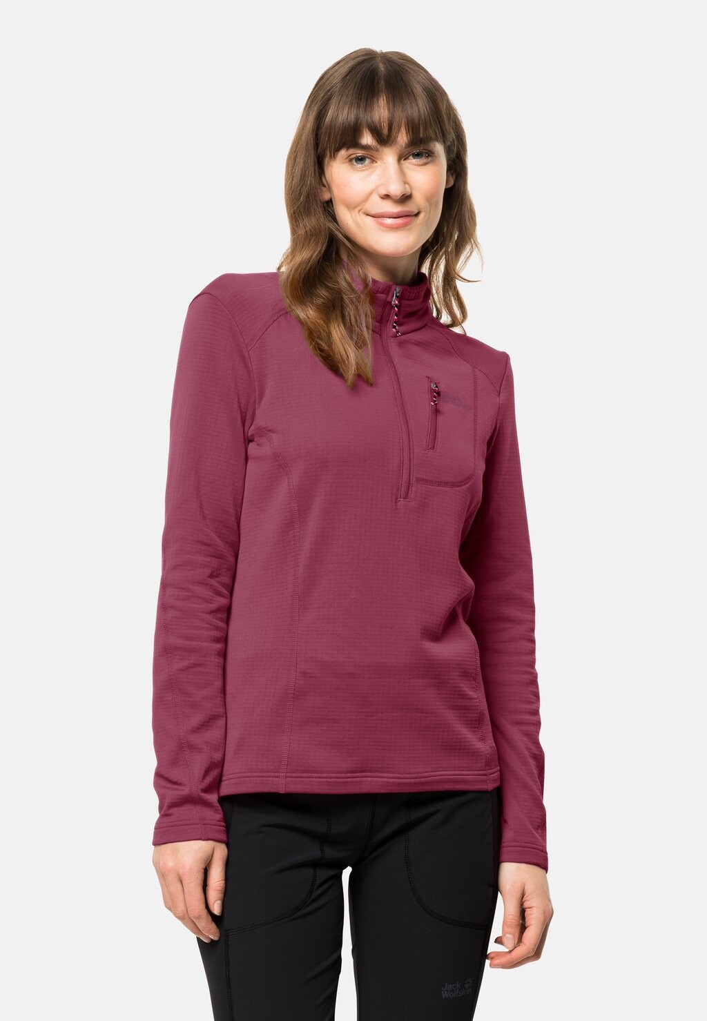 

Флисовый свитер KOLBENBERG Jack Wolfskin, цвет sangria red