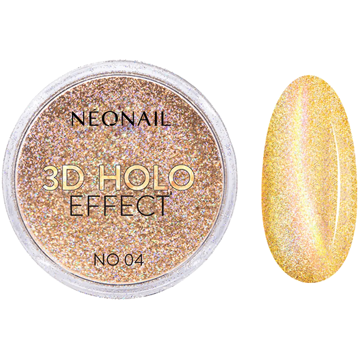 

Пудра для дизайна ногтей 04 Neonail 3D Holo Effect, 2 гр