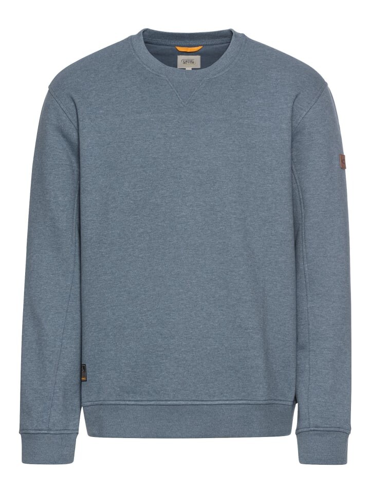

Пуловер Camel Active Sweatshirt aus einem Baumwollmix, цвет denim blau