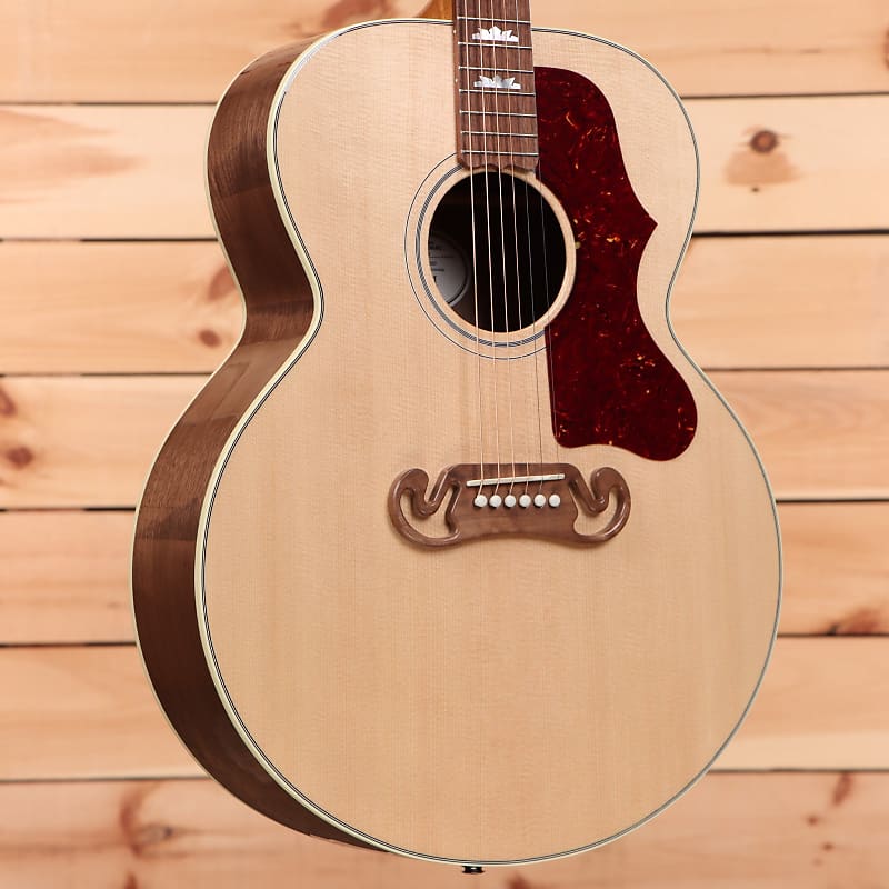 Акустическая гитара Gibson SJ-200 Studio Walnut - Natural - 21043077 - PLEK'd