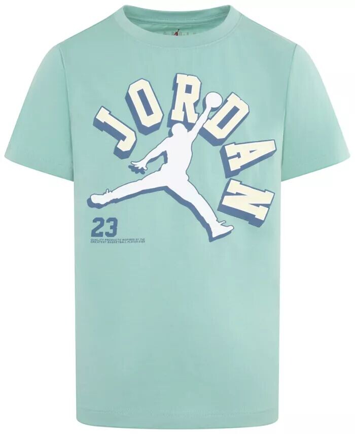 

Футболка с короткими рукавами Big Boys Varsity Jumpman Jordan, зеленый