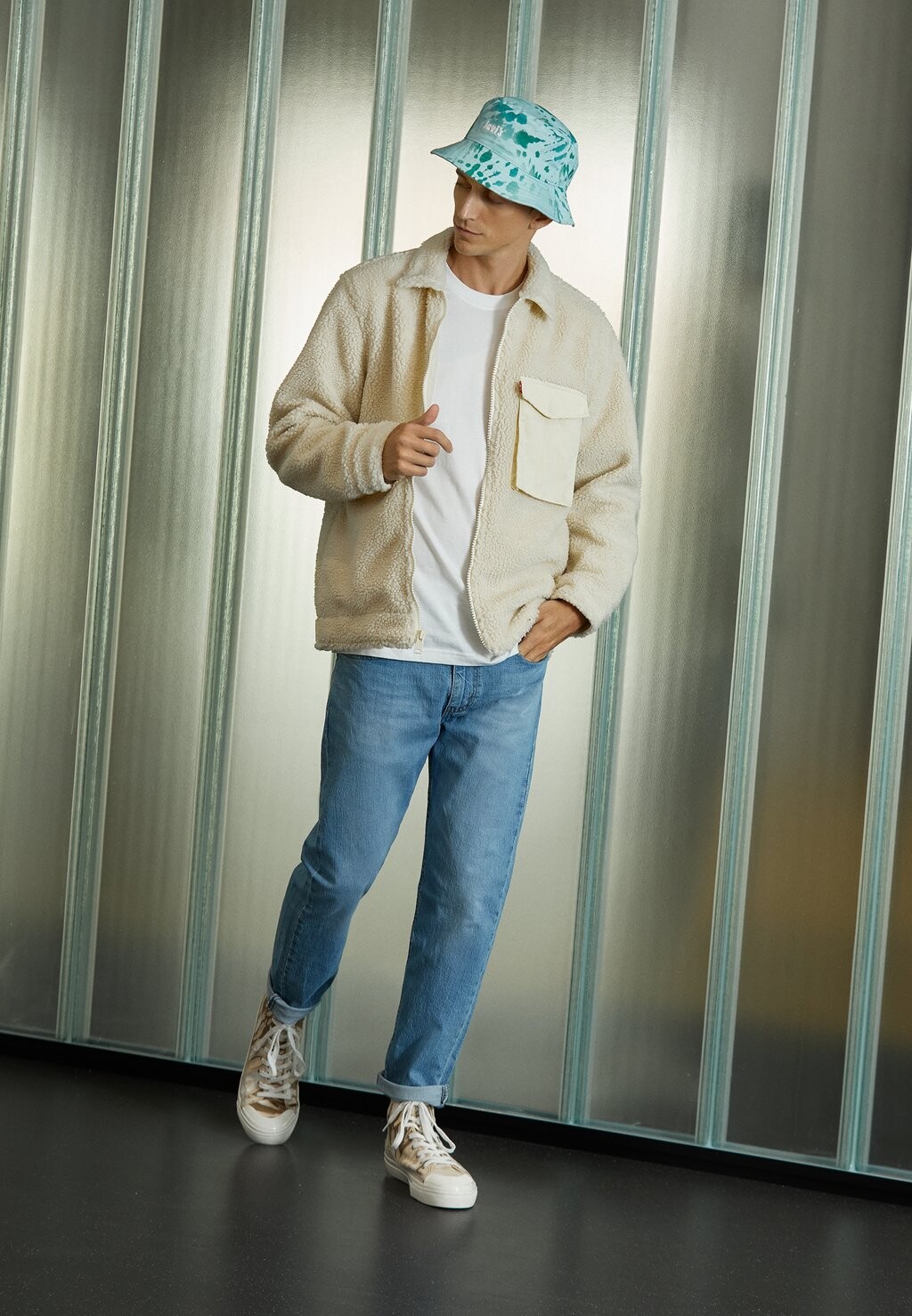 

Куртка флисовая Levi's Mason Minimalist Unisex, Серый