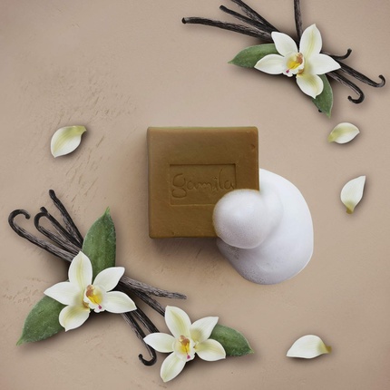 Очищающее мыло Creamy Vanilla для нормальной и сухой кожи 115 г, Gamila Secret