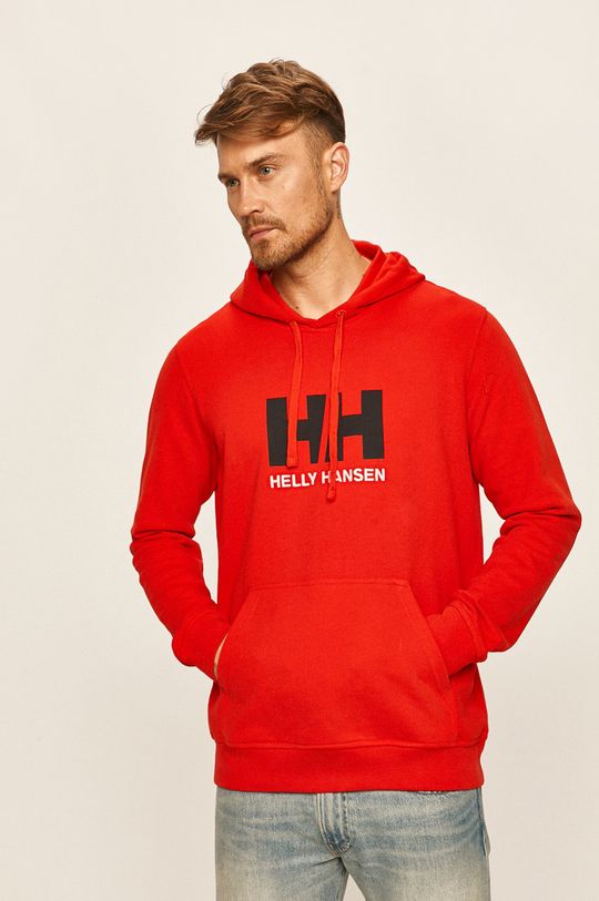 Худи с логотипом HH Helly Hansen, красный