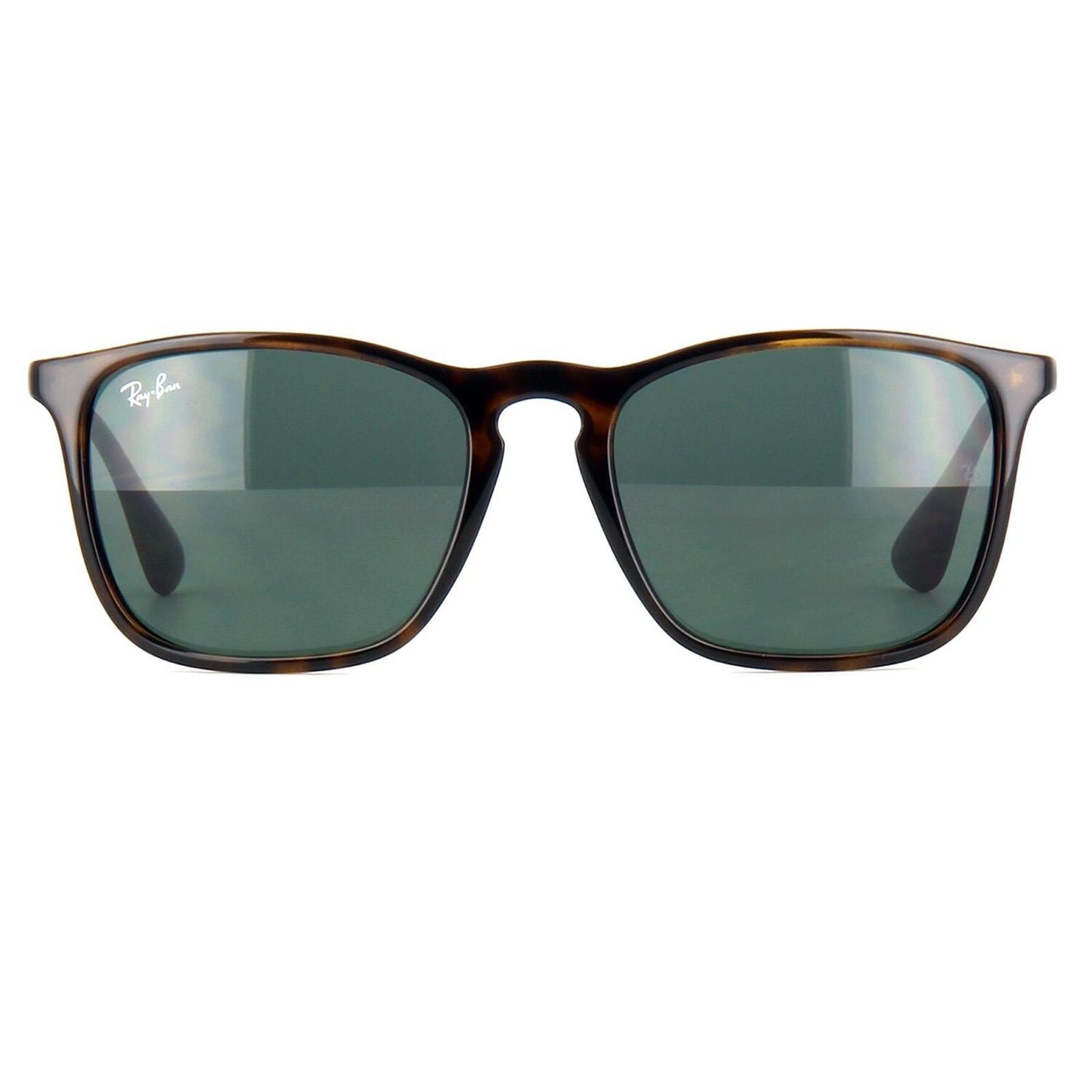 

Круглые черепаховые и темно-зеленые солнцезащитные очки Ray-Ban, коричневый