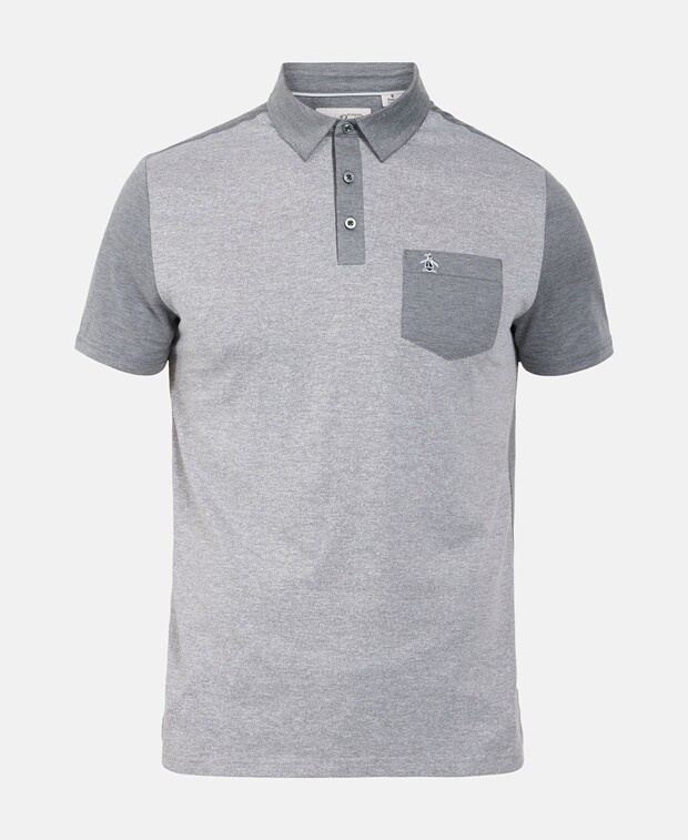 

Функциональная рубашка-поло Original Penguin, серый