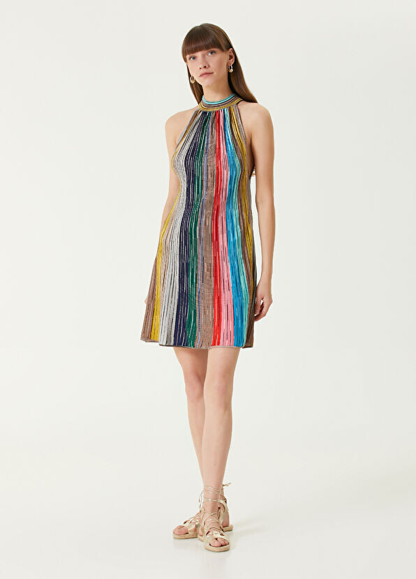 

Полосатое мини-платье Missoni, мультиколор