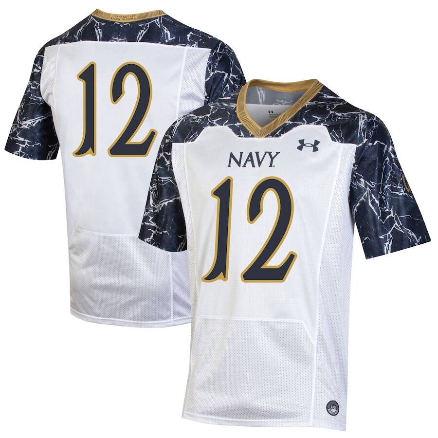 

Джерси Under Armour Navy Midshipmen, белый