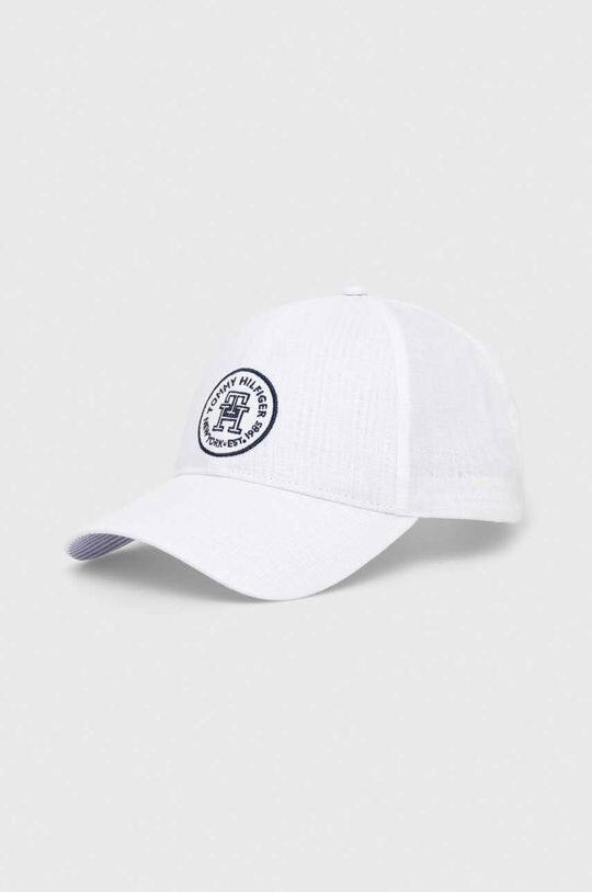 

Шапка с льняным козырьком Tommy Hilfiger, белый