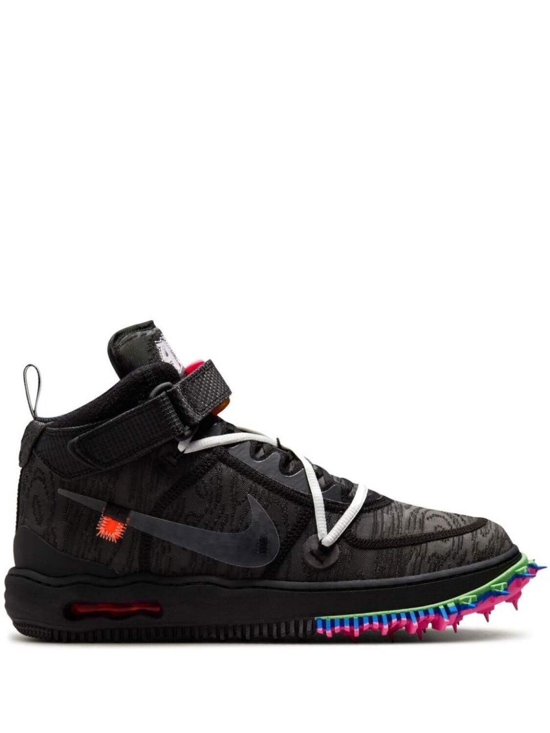 

Nike X Off-White высокие кроссовки Air Force 1, черный