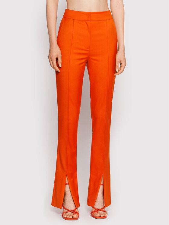 

Брюки из ткани regular fit Patrizia Pepe, оранжевый
