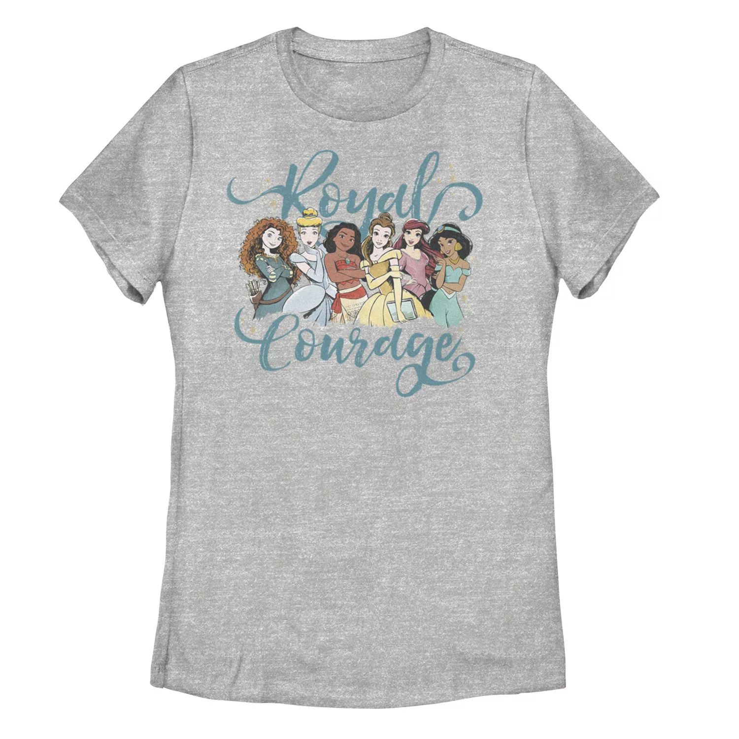 Детская футболка с рисунком Disney Princesses Royal Courage Group Sketch Licensed Character