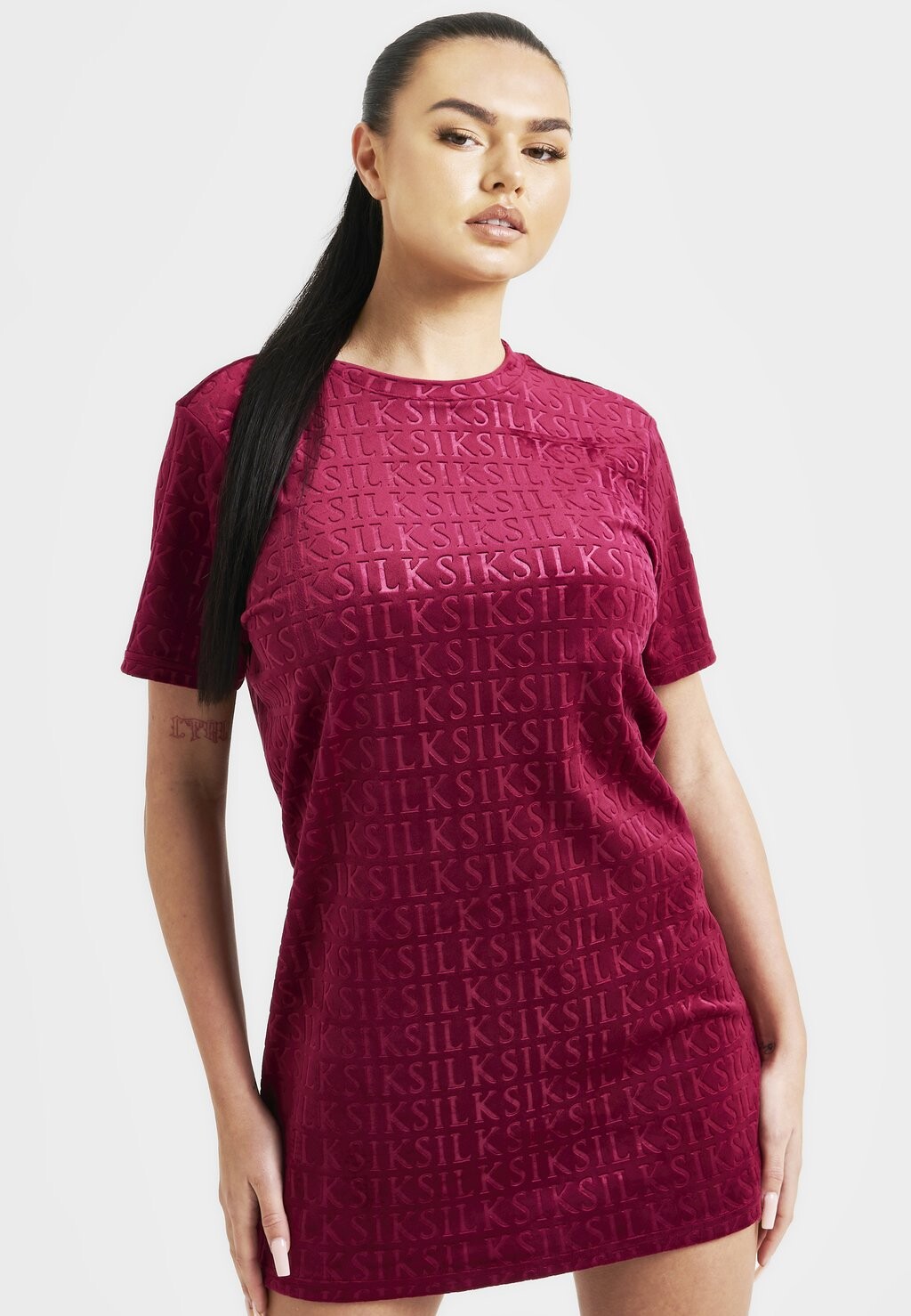 

Платье из джерси SIKSILK, розовый